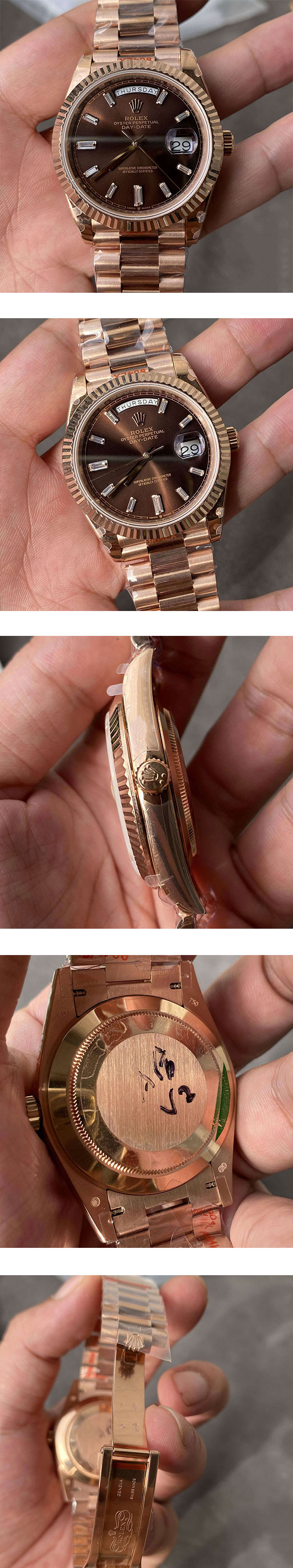 【GM製造工場】超大人気ロレックスコピー時計 デイデイト 228235A 高評ストア